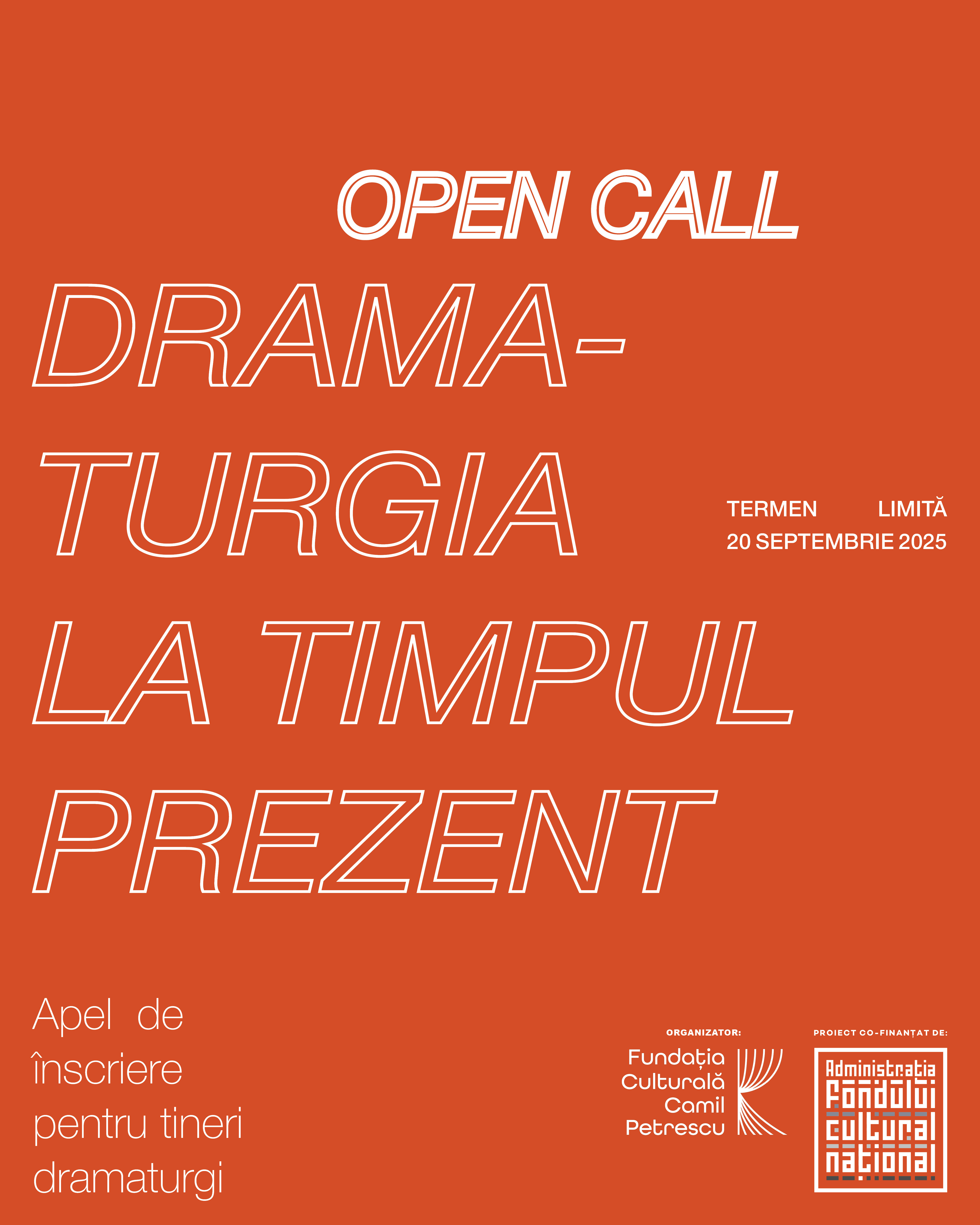Noul proiect al Fundației Culturale „Camil Petrescu”  pentru susținerea dramaturgiei contemporane românești